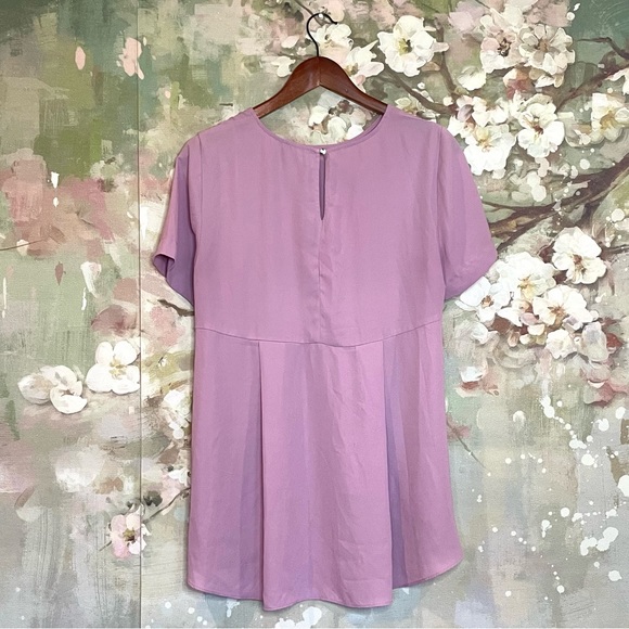 Vince Camuto Purple Blouse Medium - Picture 4 of 4
